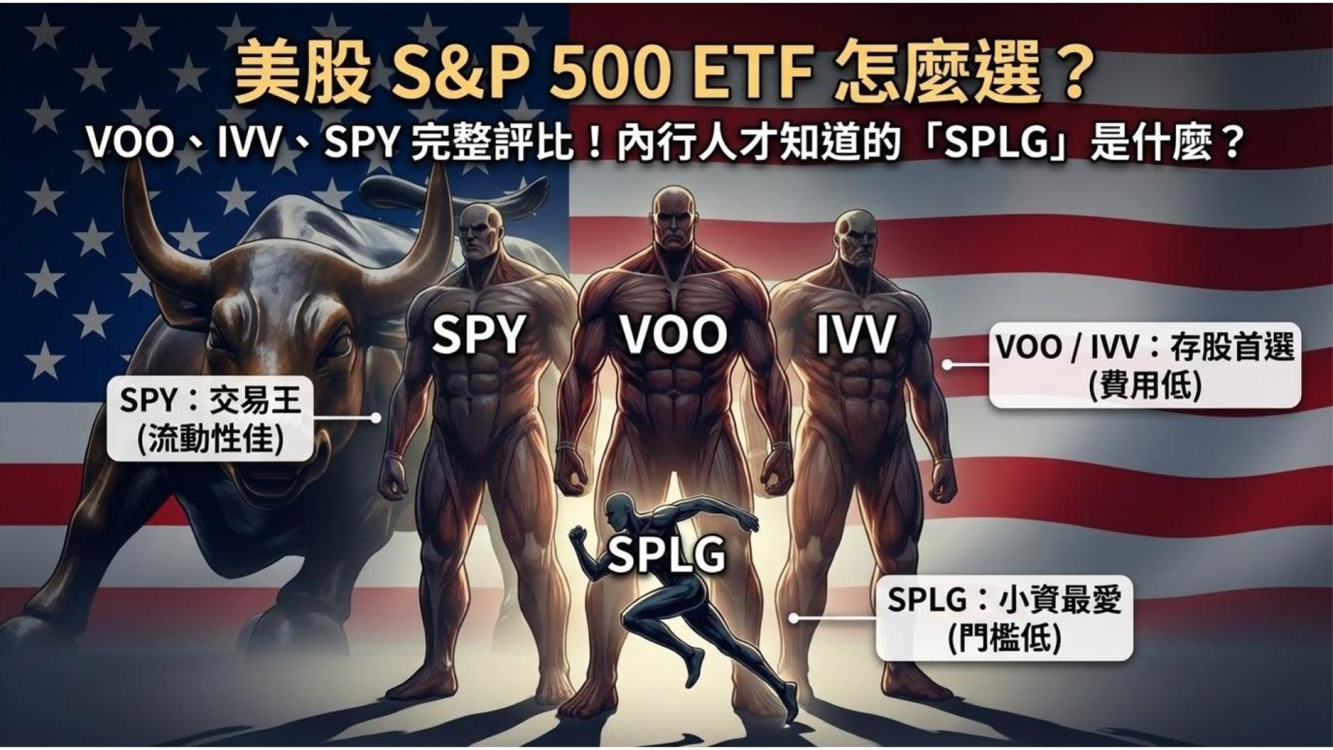 美股大盤ETF】VOO、IVV、SPY 怎麼選？投資標普500 (S&P500) 的最佳選擇- OP投資理財學院