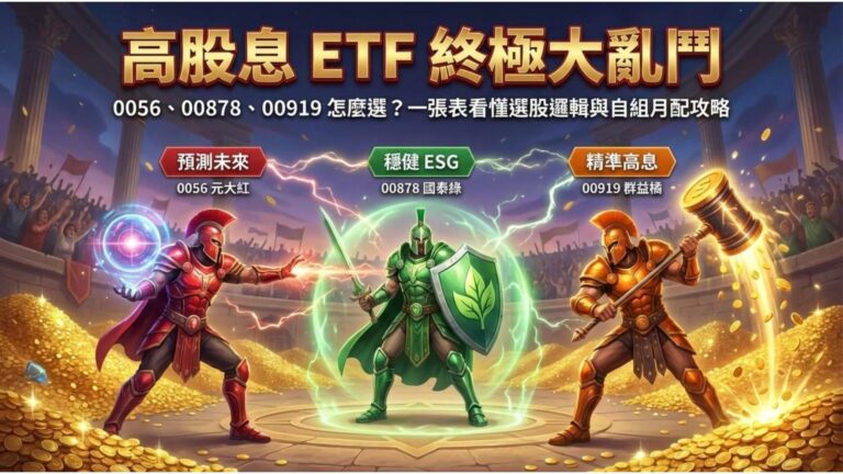 【高股息 ETF 大亂鬥】0056、00878、00919 誰最適合存股？配息與選股邏輯分析