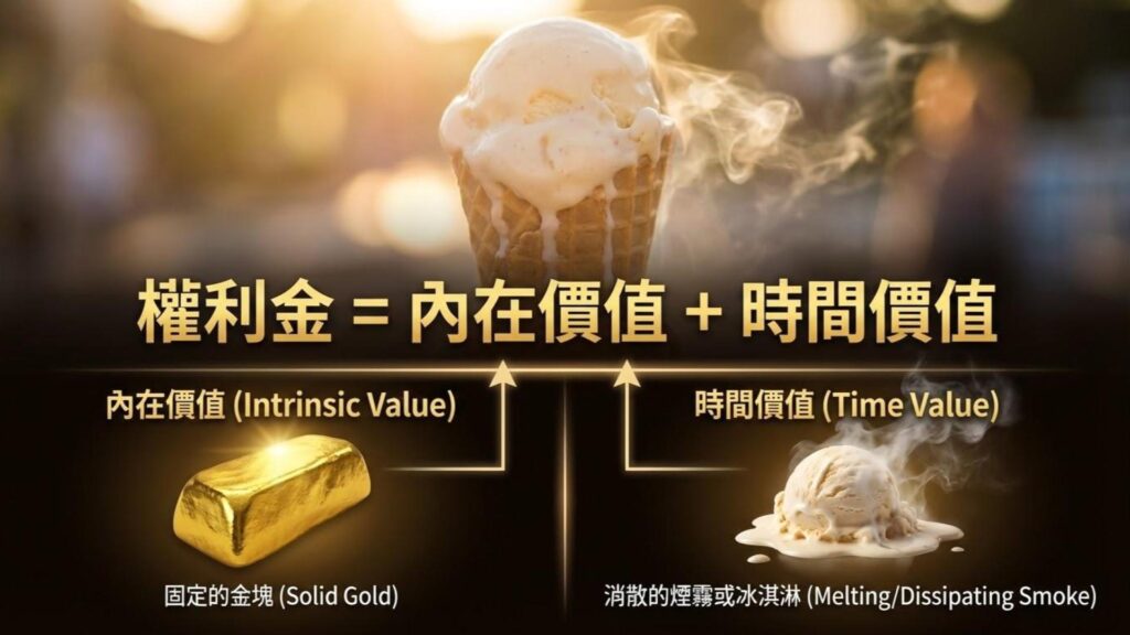 【權利金的秘密】為什麼我看對方向卻賠錢？3 分鐘搞懂「時間價值」與「內在價值」