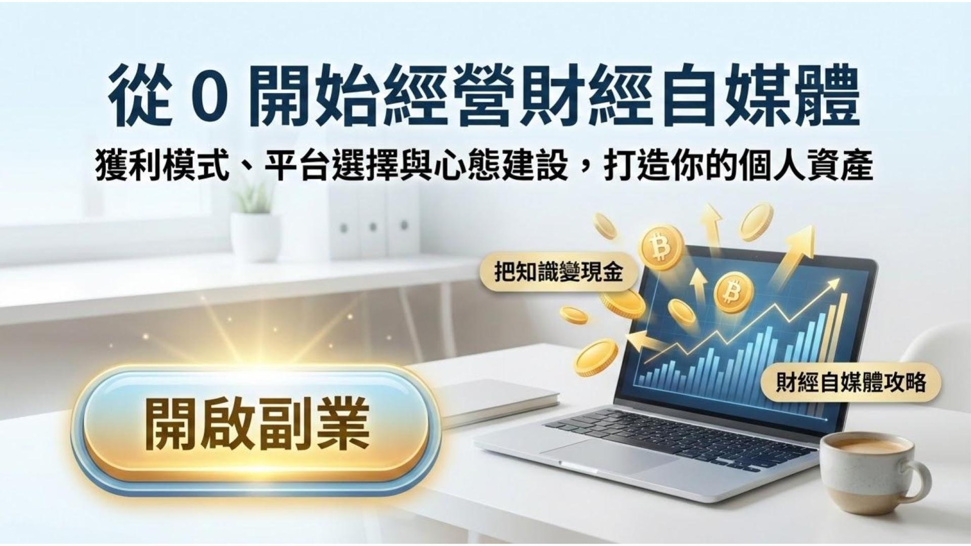 【財經自媒體經營攻略】從 0 開始打造千萬流量？獲利模式、平台選擇與心態建設