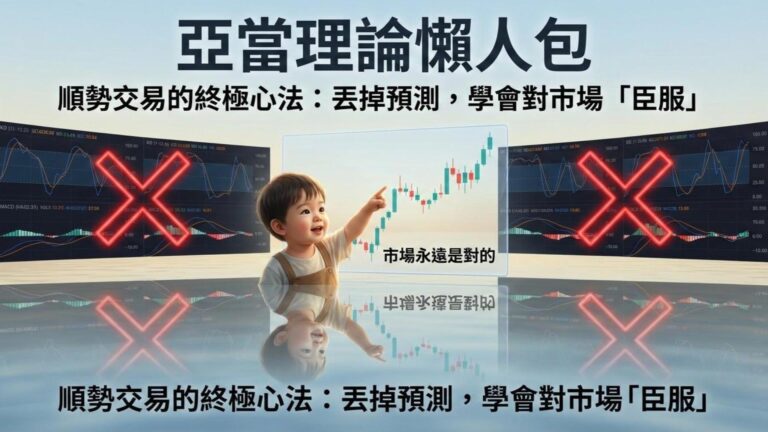 【亞當理論懶人包】順勢交易的終極心法:為什麼說「市場永遠是對的」?丟掉預測,學會臣服