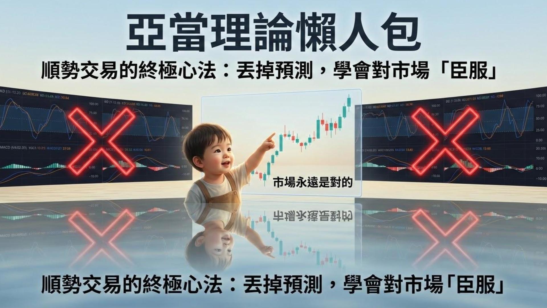 【亞當理論懶人包】順勢交易的終極心法：為什麼說「市場永遠是對的」？丟掉預測，學會臣服
