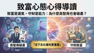 【致富心態心得】致富是運氣，守財是能力：為什麼高智商的人也會破產？