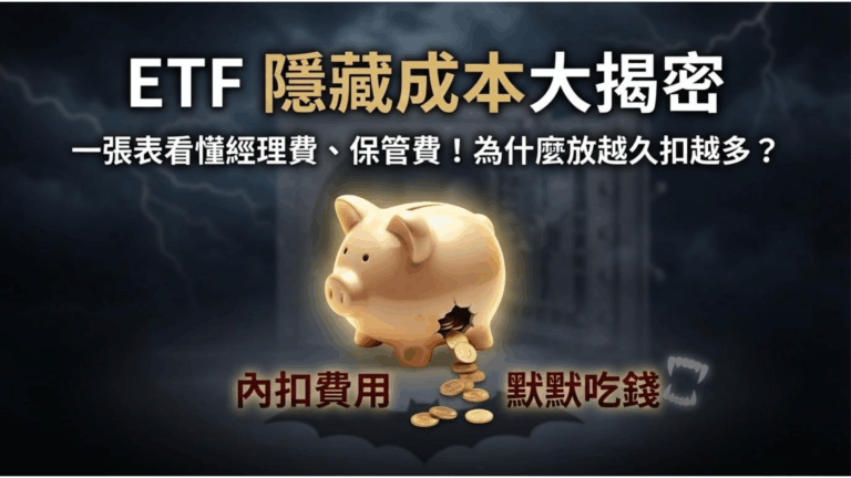 【ETF 內扣費用解析】吸血鬼在身邊?一張表看懂各家 ETF 的隱藏成本