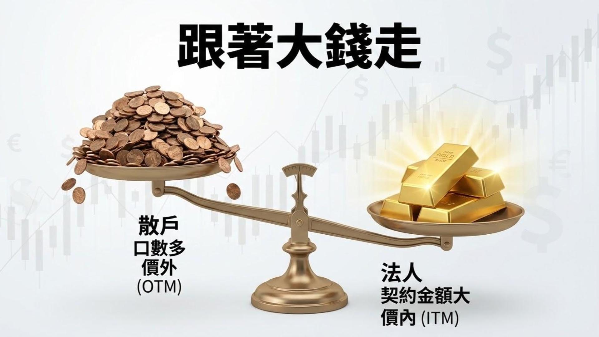 【籌碼分析:OI 與 P/C Ratio】跟著大戶走!如何看懂「未平倉量」與「多空比」預判支撐壓力?