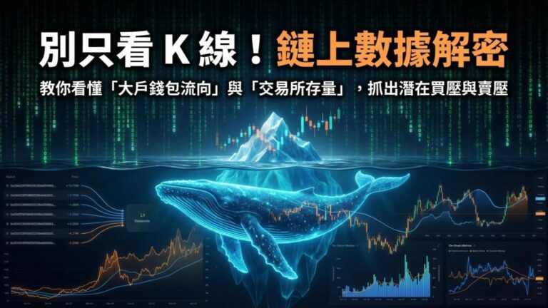 【鏈上數據 (On-Chain Data)】別只看 K 線!教你看懂「大戶錢包流向」與「交易所存量」