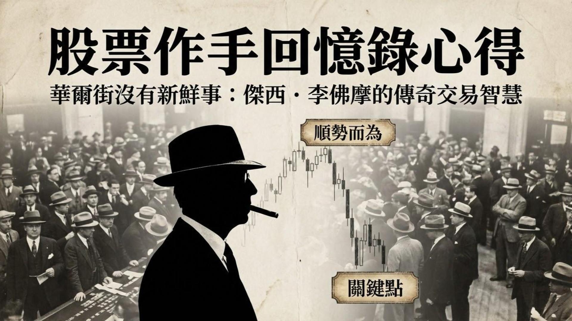 【股票作手回憶錄心得】華爾街沒有新鮮事：傑西．李佛摩的傳奇一生與交易智慧
