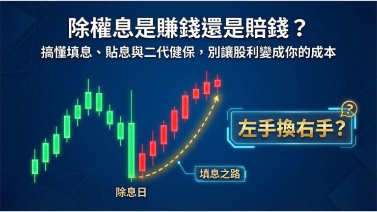 【股利與除權息教學】參加除息會賠錢嗎?搞懂填息、貼息與二代健保