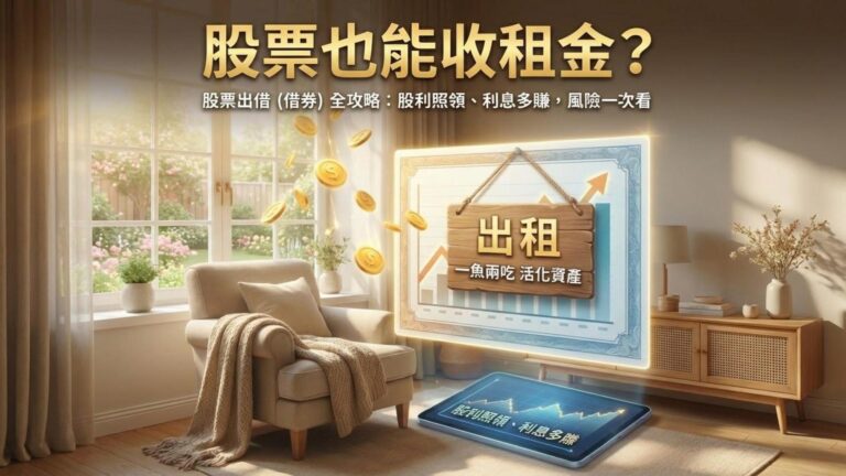 【股票出借 (借券) 教學】庫存股票別閒著!教你出租股票賺雙倍利息