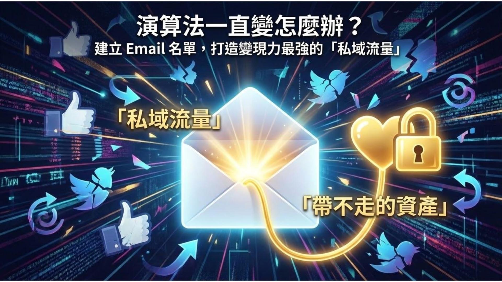 【電子報行銷 (EDM)】演算法一直變怎麼辦？建立 Email 名單，打造帶不走的鐵粉