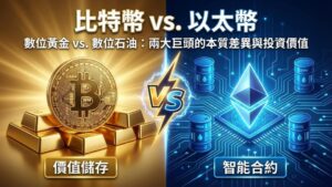 【比特幣 vs. 以太幣】數位黃金 vs. 數位石油：兩大巨頭的本質差異與投資價值