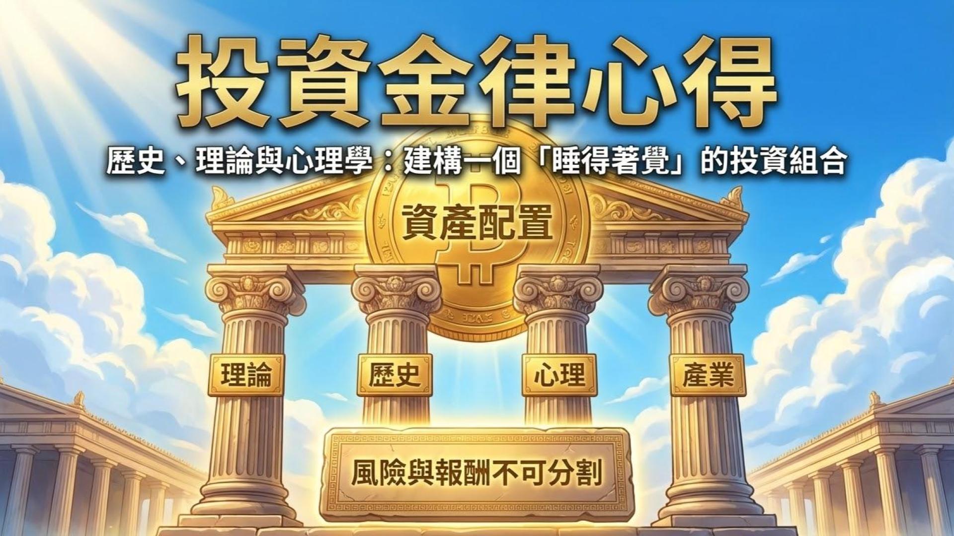 【投資金律心得】歷史、理論與心理學：建構一個「睡得著覺」的投資組合
