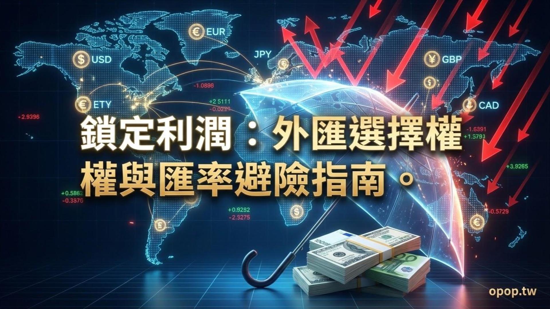 【外匯選擇權】外匯選擇權是什麼？保護海外資產：如何運用選擇權進行匯率避險？