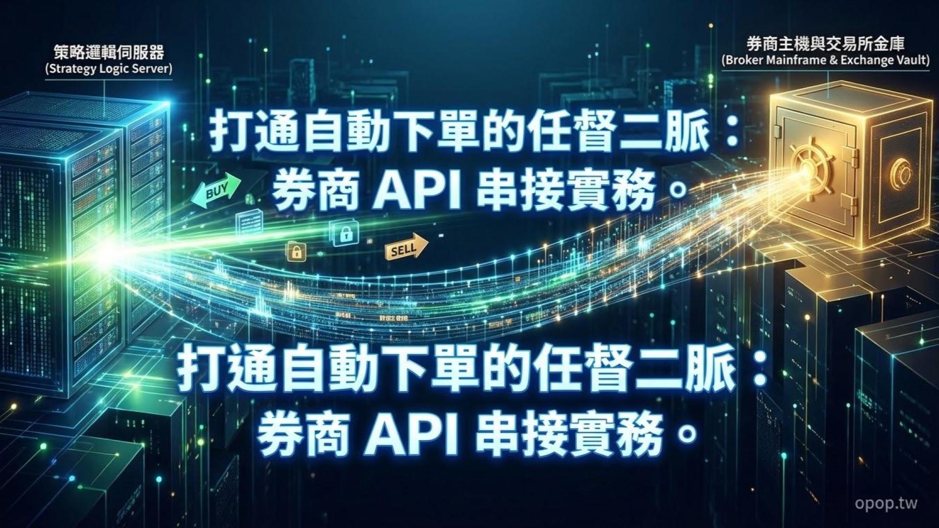 【API 串接指南】如何連接程式交易系統到券商 API？實務串接指南與連線觀念