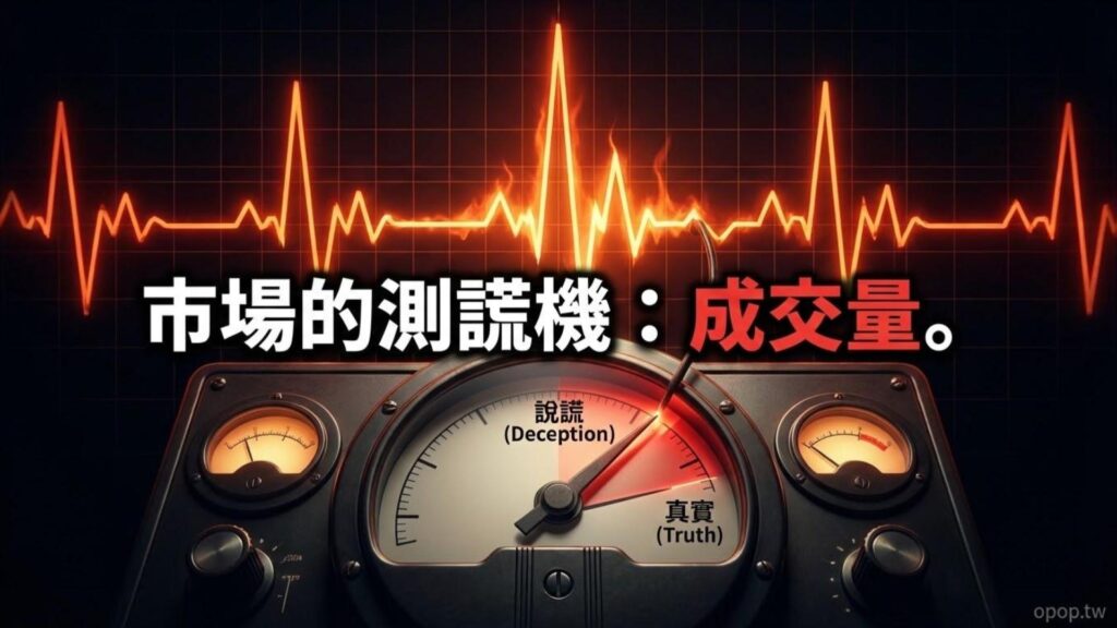 成交量分析如何輔助技術分析？價格是謊言，只有成交量是誠實的