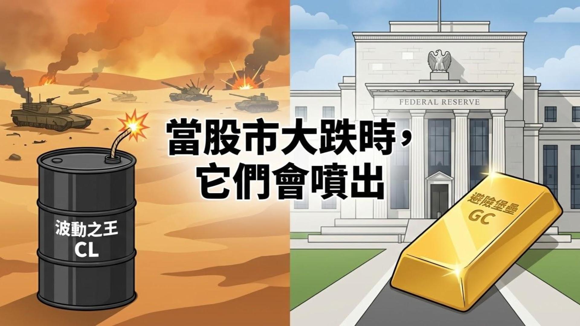 【商品實戰篇】黃金 (GC) 與原油 (CL) 怎麼做？地緣政治與非農數據的獲利術