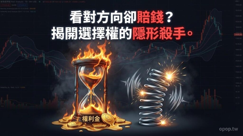 【海外選擇權風險】交易海外選擇權有哪些主要風險？時間價值流失與波動率風險完全解析