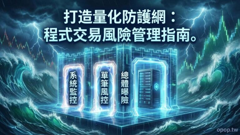 【程式交易風險管理】如何在程式交易中設定風險管理規則？保護本金的量化防線