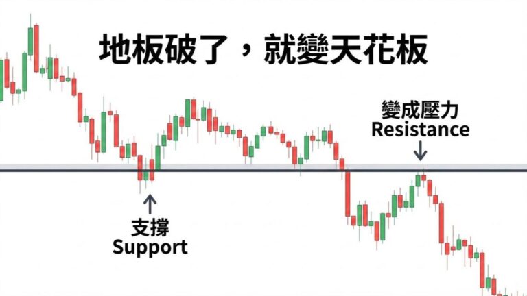 【支撐壓力篇】線怎麼畫才對？「支撐壓力互換」與「假突破」的判斷術