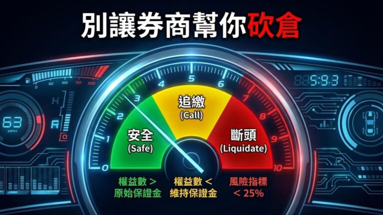 海外期貨保證金怎麼計算？原始 vs. 維持保證金：不想被「斷頭」必看的 3 條紅線