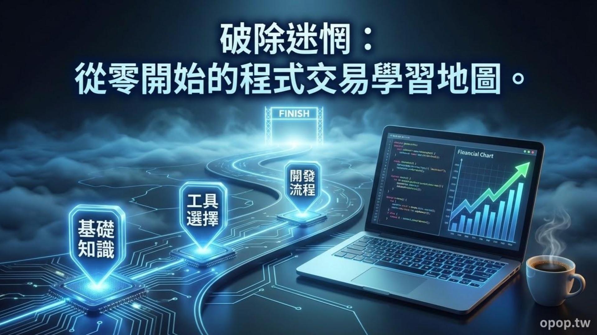 【學習地圖】如何從零開始學習程式交易?新手入門的 3 階段學習地圖與推薦資源