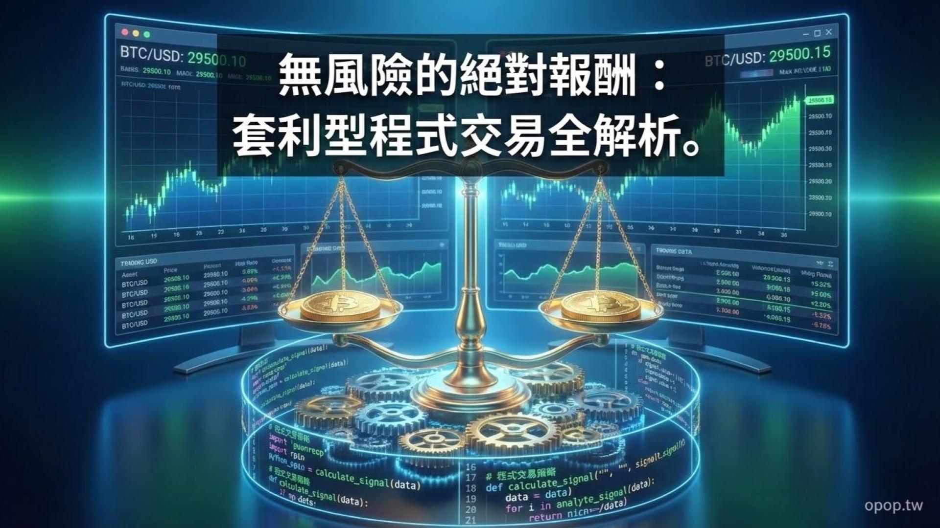 【套利交易策略】套利型程式交易策略在不同市場的應用：尋找無風險利潤的終極指南