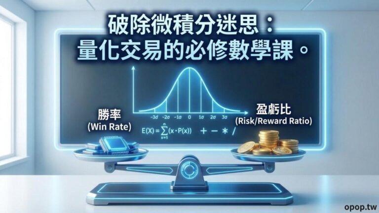【量化底層邏輯】程式交易需要懂哪些數學與統計知識?破除高深數學迷思的實戰解析