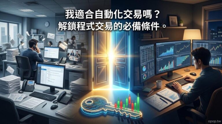 【程式交易條件】程式交易適合哪些人?新手入門需要具備的 4 大核心條件與心態解析