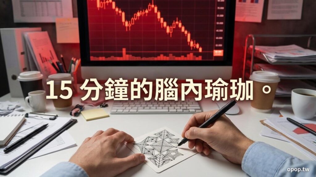 【情緒歸零術】剛停損完心很亂？腦內瑜珈「禪繞畫」：利用 15 分鐘找回交易心流與專注力