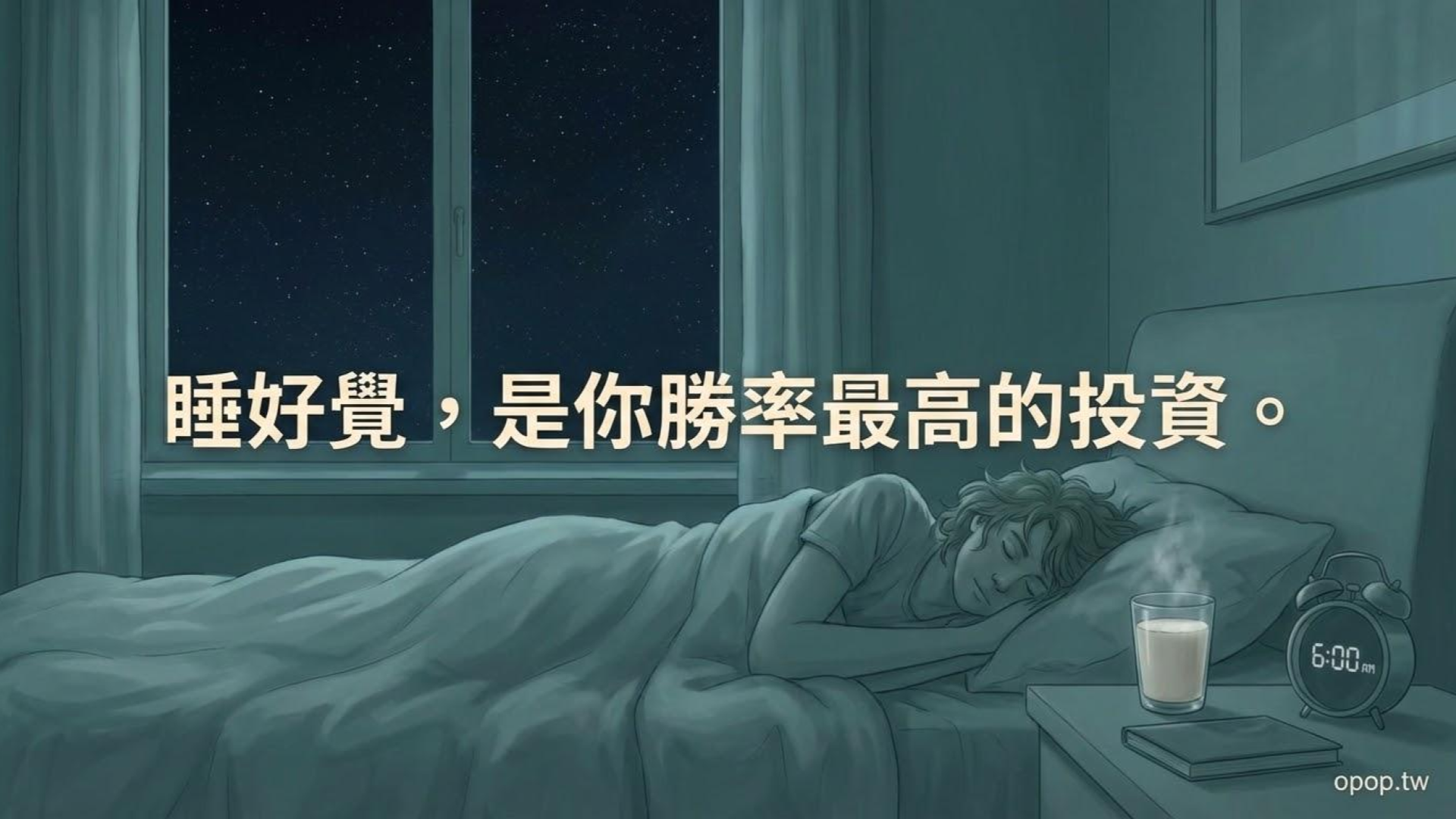 【夜盤睡眠指南】睡好覺是最高回報的投資：給海期交易者的「五小時清醒力」與助眠飲食
