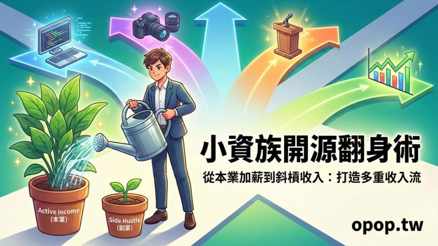 【小資理財第六課】小資族如何開源？下班後兼職與增加收入的實戰策略 - OP投資理財學院