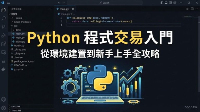 【Python 程式交易】第一課：Python 程式交易基礎入門，環境建置與新手上手全攻略