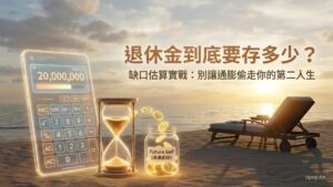 【退休金準備第一課】退休金到底要存多少才夠？簡單公式算出你的財富自由缺口！
