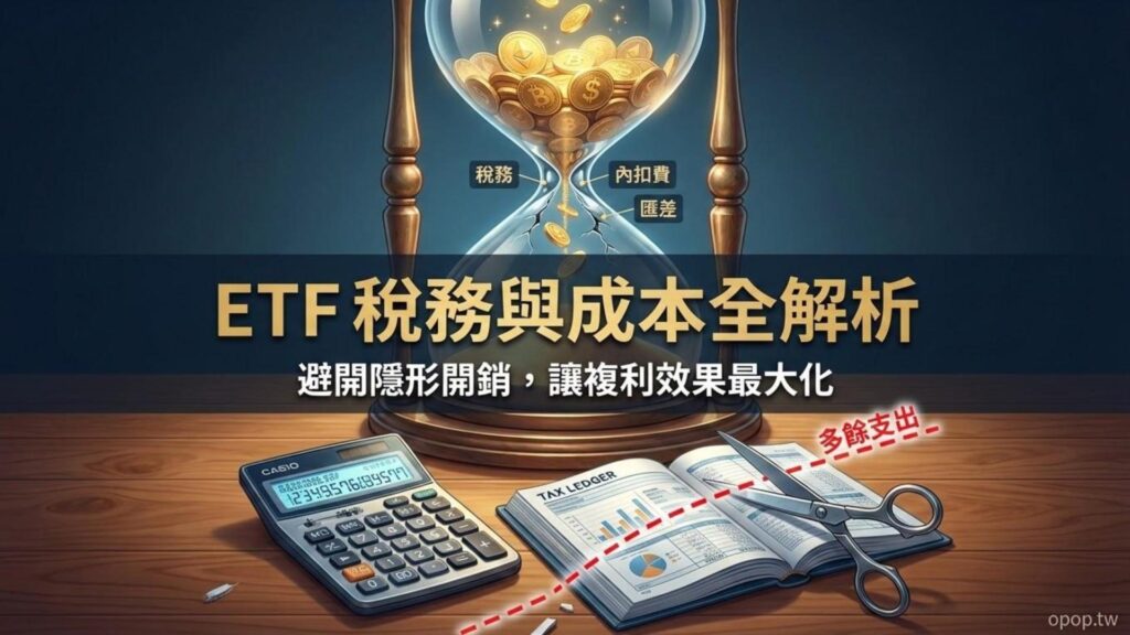 【ETF 進階實戰】稅務與成本規劃：除了手續費，投資 ETF 還有哪些「隱形成本」？