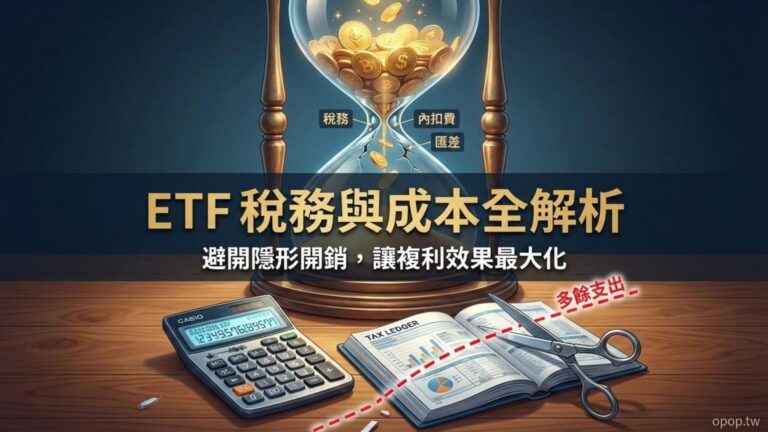 【ETF 進階實戰】稅務與成本規劃:除了手續費,投資 ETF 還有哪些「隱形成本」?