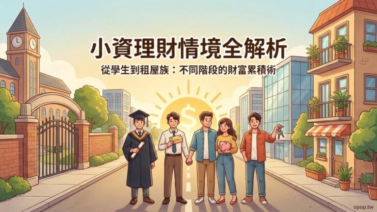 【小資理財完結篇】學生、新鮮人、情侶與租屋族：小資族特定情境的理財生存術！