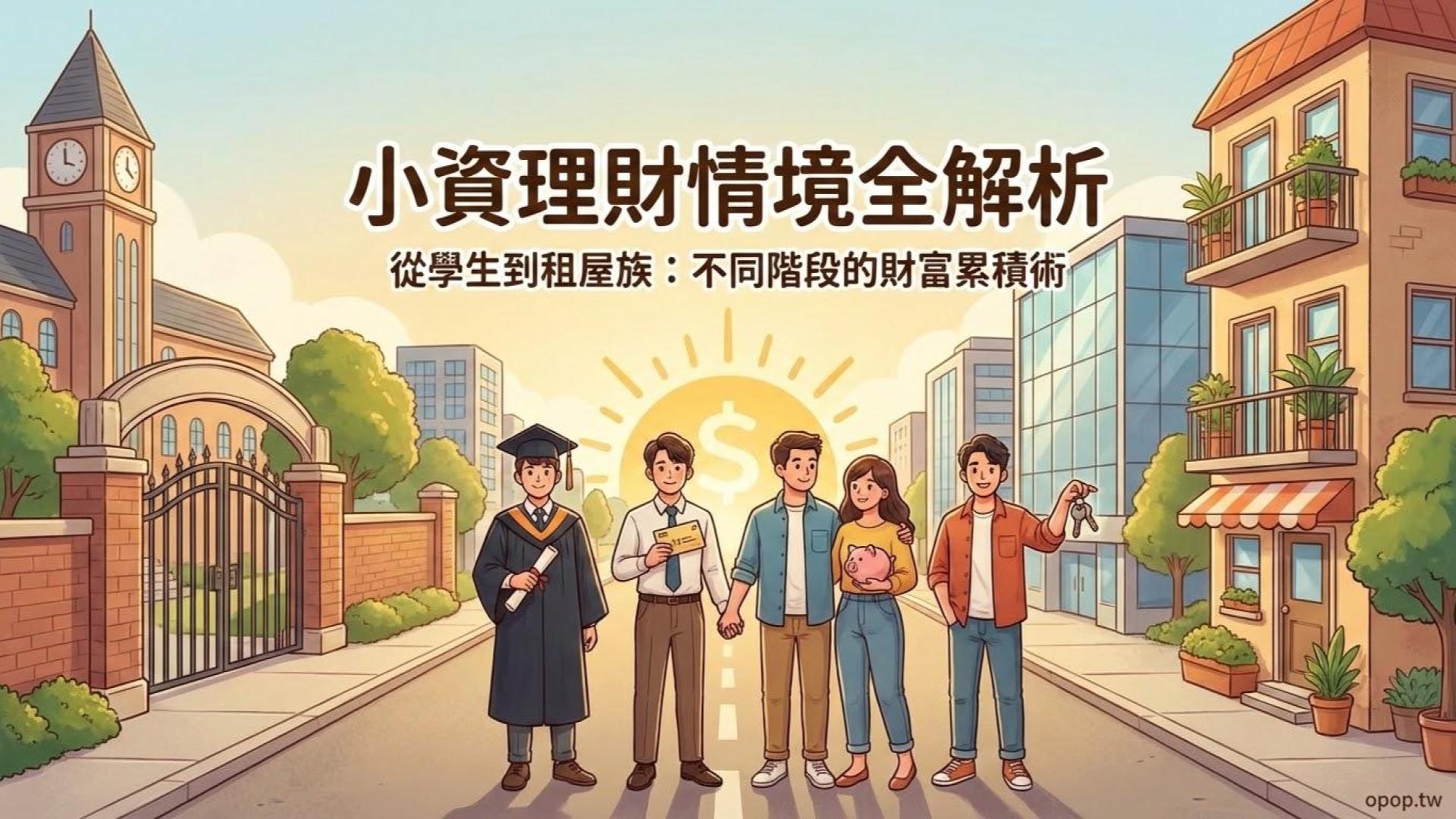 【小資理財完結篇】學生、新鮮人、情侶與租屋族：小資族特定情境的理財生存術！