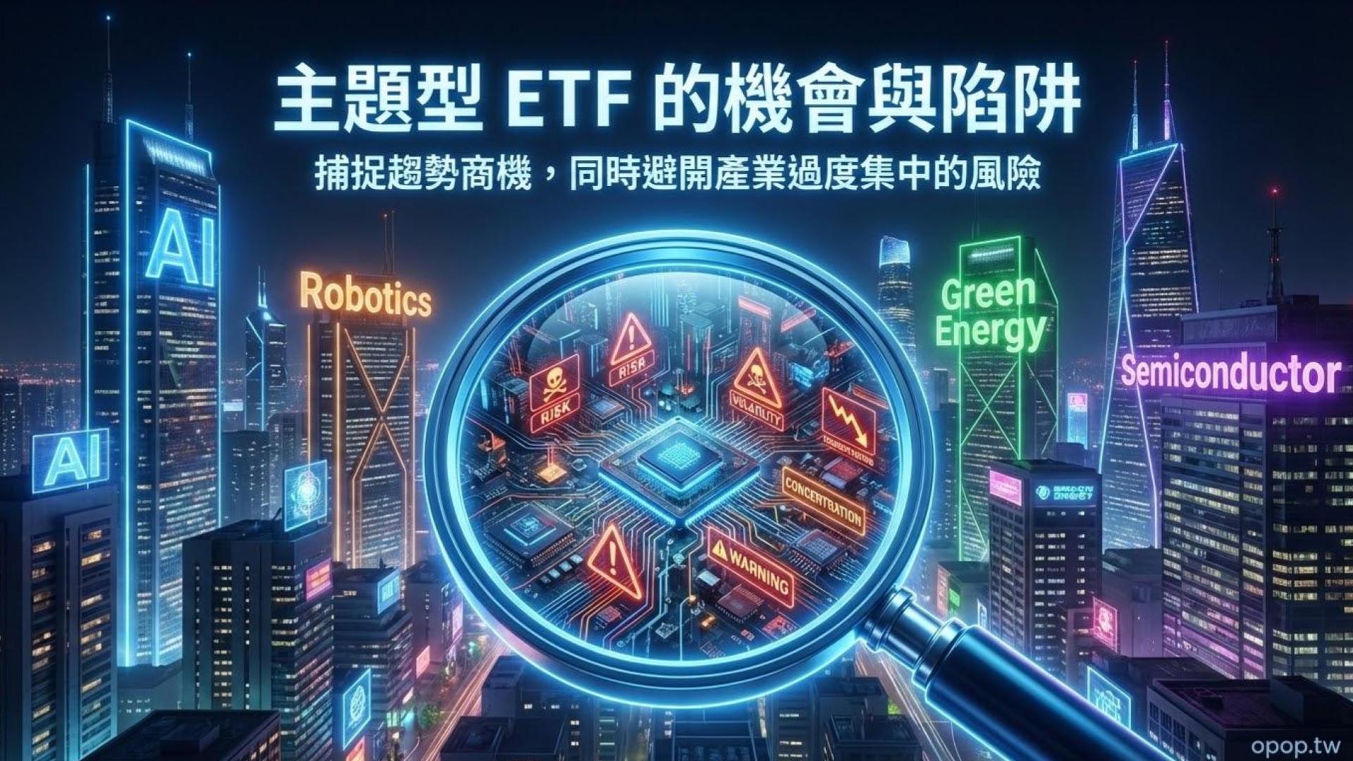 【ETF 進階實戰】產業與主題型 ETF:如何捕捉趨勢商機,同時避開「泡沫陷阱」?