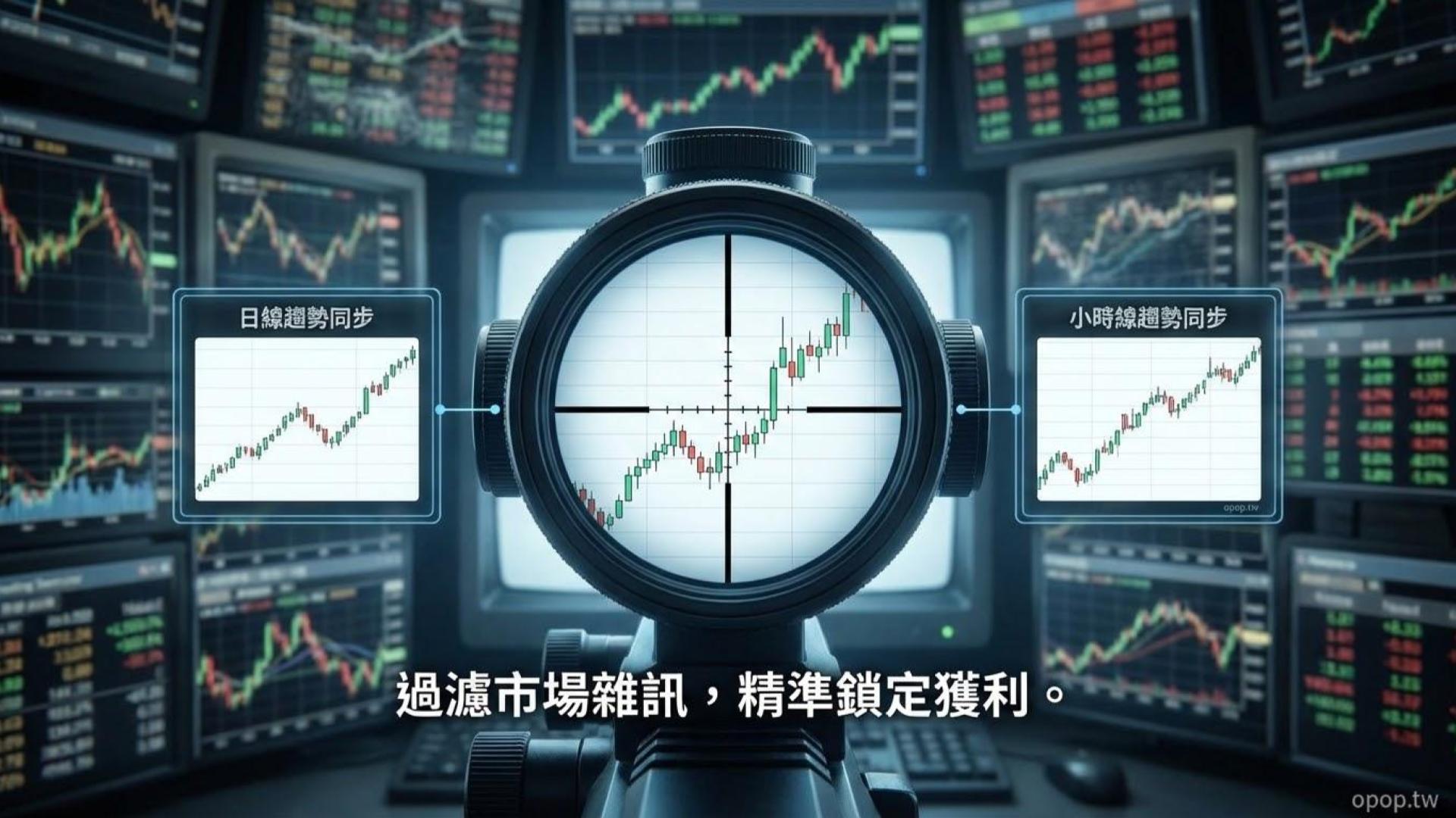 【MultiCharts圖表】告別滿天飛的雜訊!我如何用 MultiCharts 多圖表連動與自訂指標精準抓出進場點