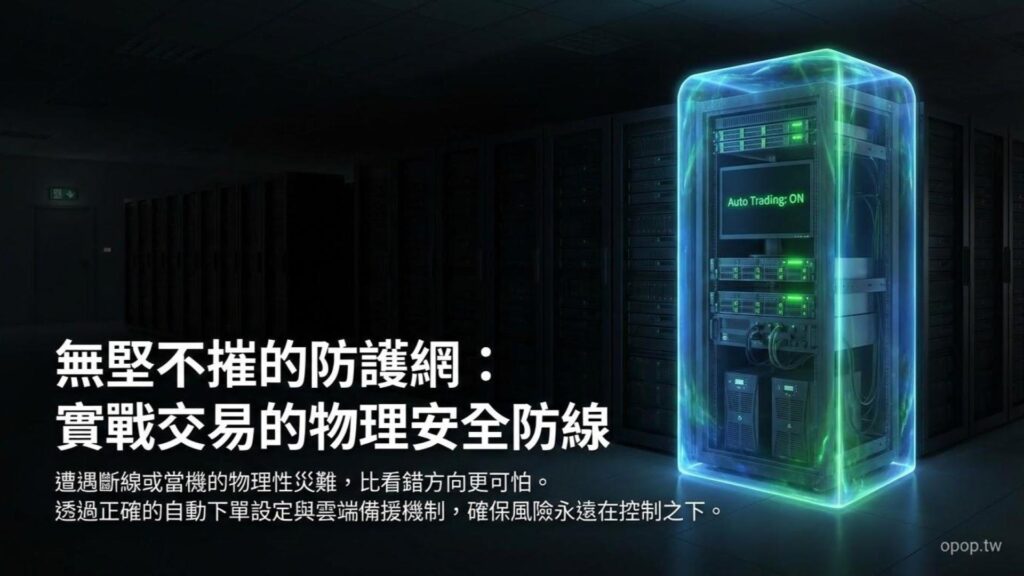 【MultiCharts自動下單】停損單斷線沒送出大賠怎麼辦？一文搞懂 MultiCharts 自動下單與當機終極防護網