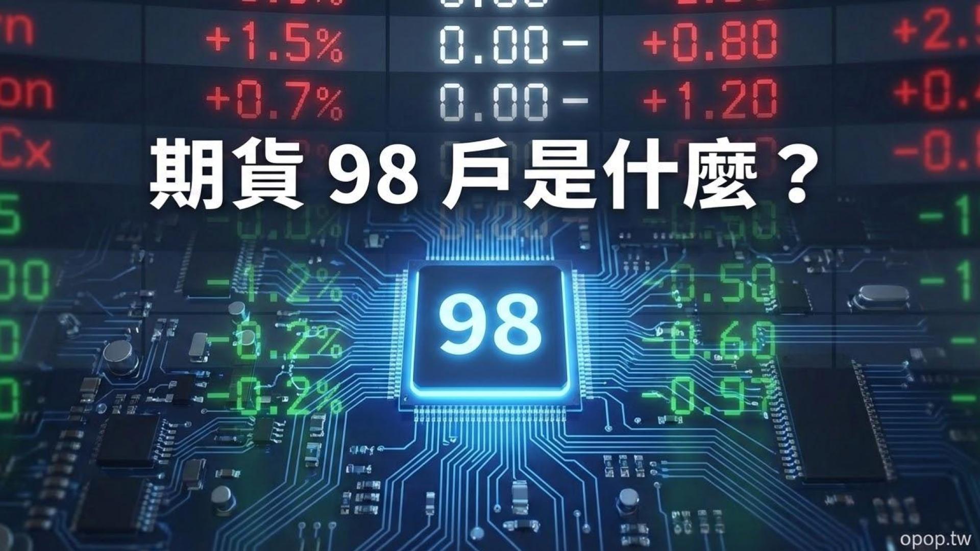 瞭解證券、期貨營業員交易帳戶(俗稱98戶)