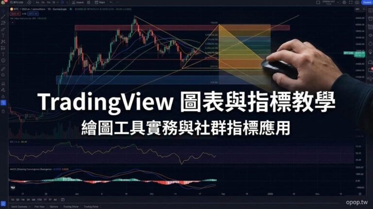 【TradingView 教學】圖表分析大師：如何在 TradingView 繪製趨勢線並靈活運用熱門技術指標？