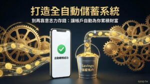 【高效儲蓄術】自動化儲蓄系統：如何設定帳戶自動轉帳，讓存款自己長大？