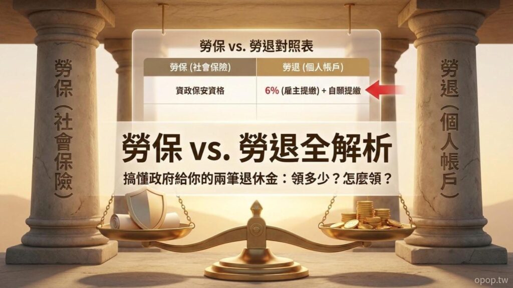 【退休金準備第二課】勞保、勞退與國民年金：如何極大化你的社會保險退休金？