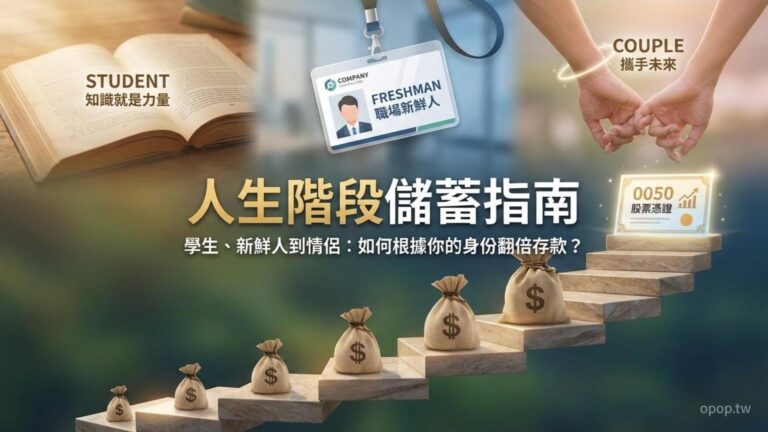 【高效儲蓄術】特定階段儲蓄指南：學生、新鮮人與情侶，如何根據身份加速存錢？