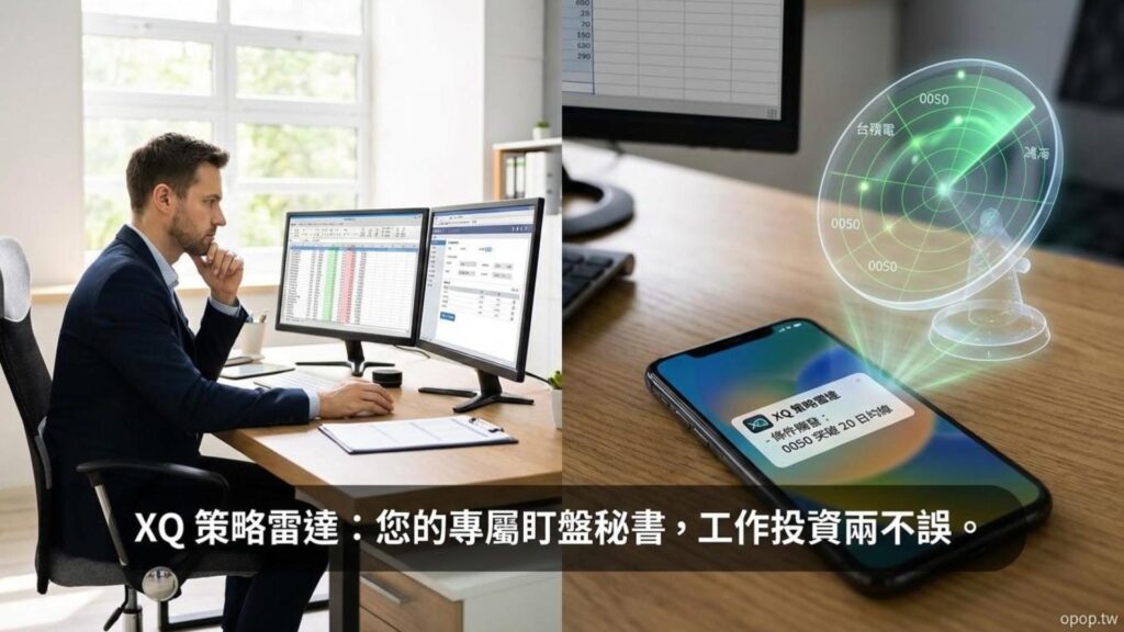 【XQ自動警示】上班族必備！XQ 每日自動選股與策略雷達警示設定，讓電腦 24 小時幫你盯緊交易機會