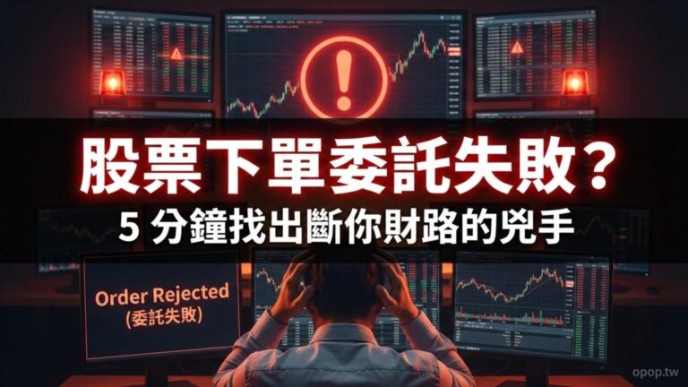 為何股票下單會委託失敗？整理5大原因