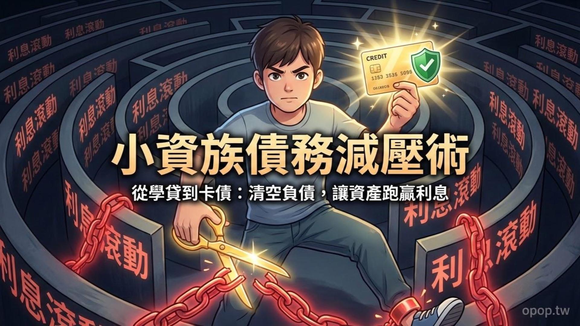 【小資理財第四課】債務管理與優化：如何擺脫學貸與卡債，重獲財務自由？