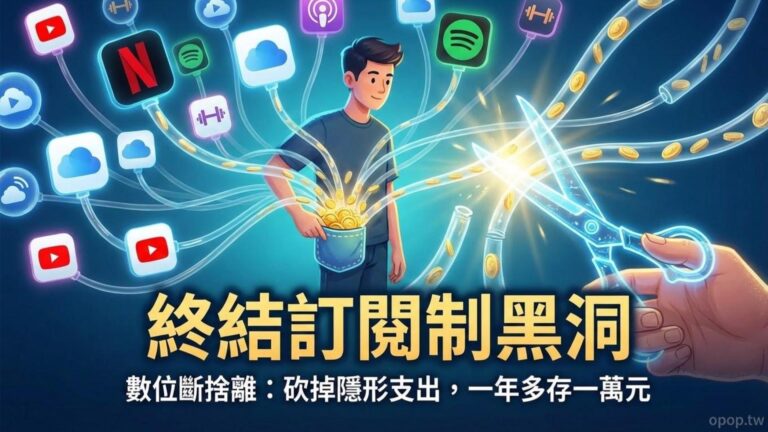 【極致省錢術】訂閱制服務省錢術:如何揪出默默吃掉現金流的「隱形黑洞」?