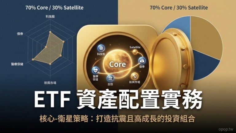 【ETF 進階實戰】資產配置全攻略：如何利用「核心-衛星策略」打造抗震且高成長的投資組合？